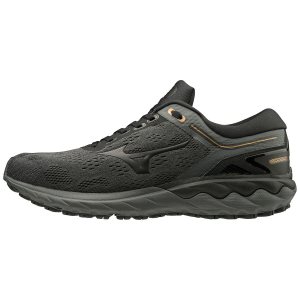 Mizuno Wave Skyrise Παπουτσια Για Τρεξιμο Ανδρικα - Μαυρα